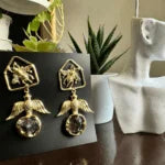 Very Unique Precious Stone Studded Earring