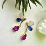 Precious Stone Multicolor Earring