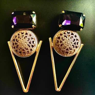 Hotselling Precious stone Indo western Earring