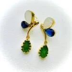 Precious Stone Multicolor Earring