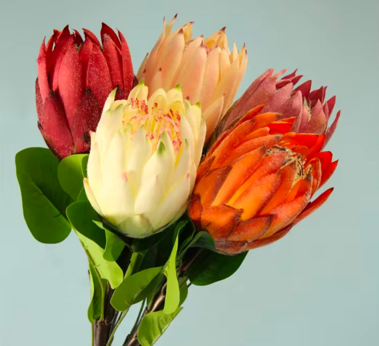 Artificial Silk Protea Flower
