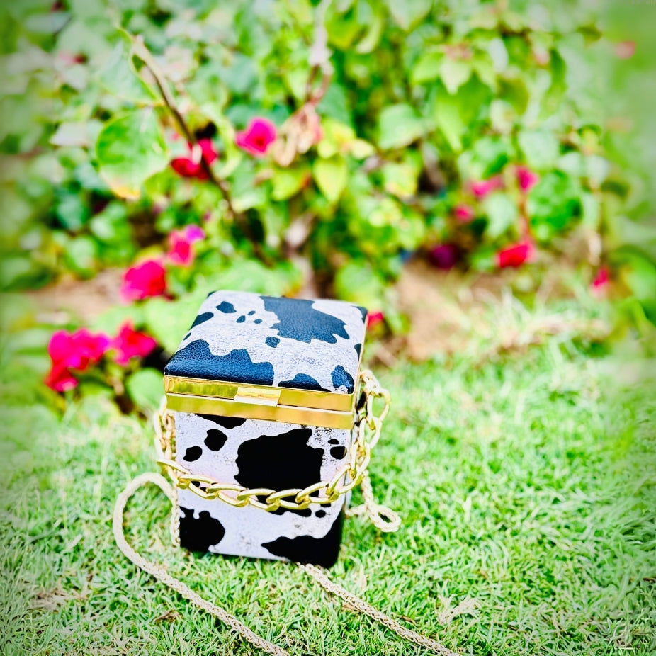 Cow Print bag in two Design