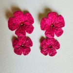 Bohemian Handwoven Raffia Earring