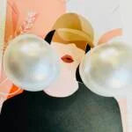 Vintage White Pearl Big Stud