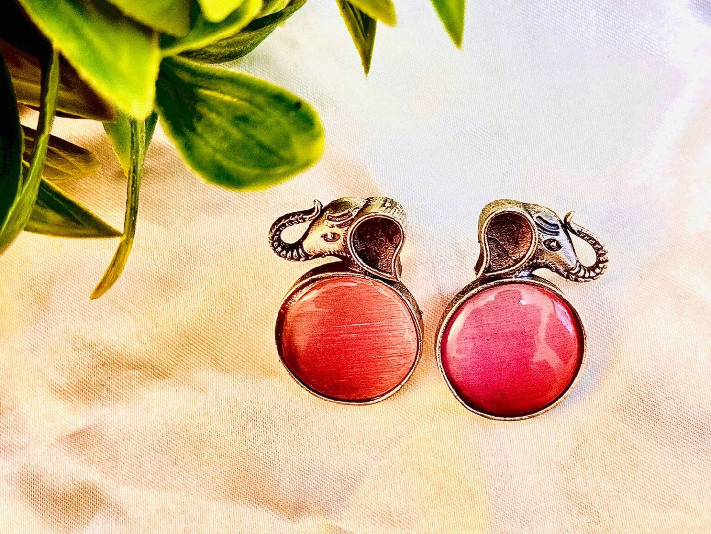 Unique Elephant design with Precious Stone