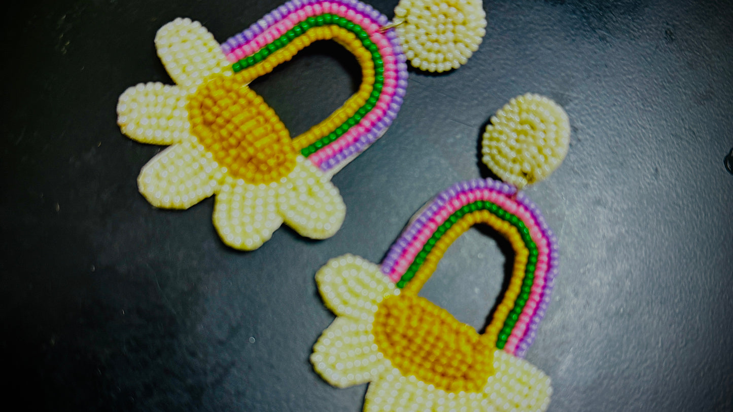 Handcrafted Embroidery Earring