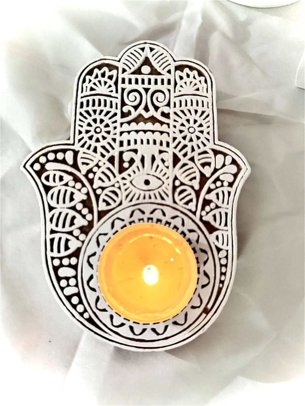 Wooden Candle Holder