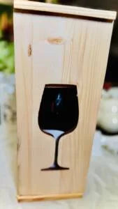 Pine wood wine Gifting Box