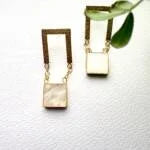 Mother of Pearl Long Earring