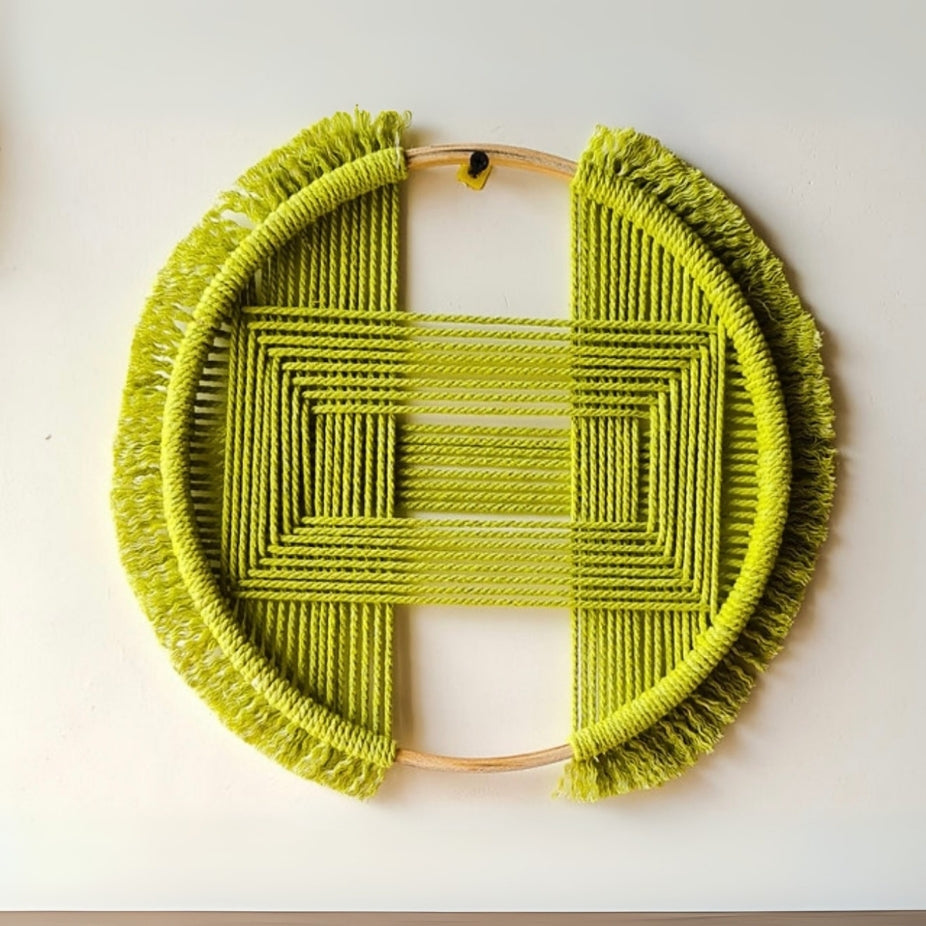 Macrame thread Handmade Circle shape Wall Décor