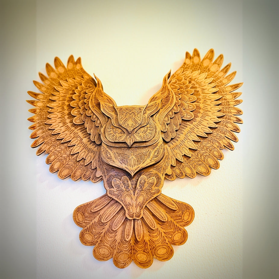 Owl Shape Wall Décor