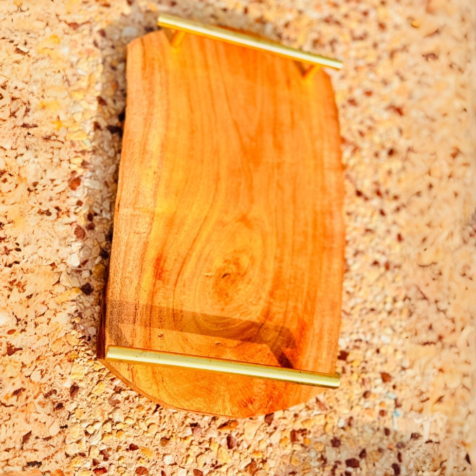 Raw Wooden Chopping Tray
