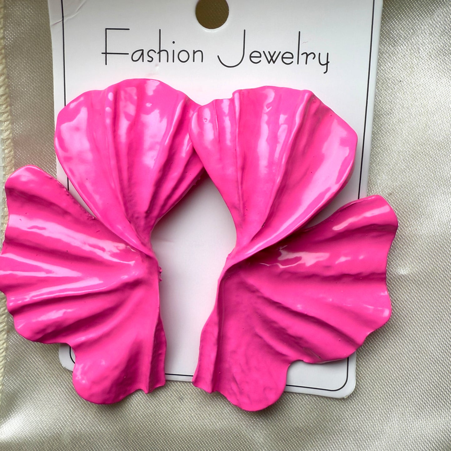 Sterling Silver Flower Stud Pink