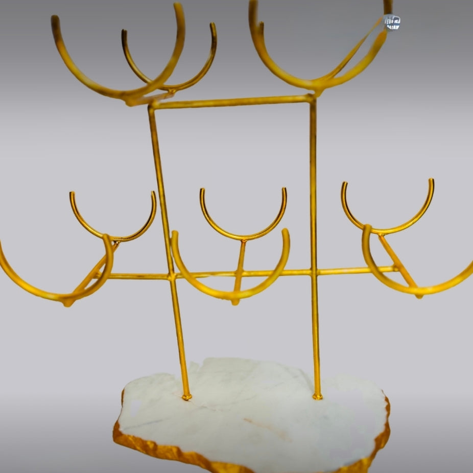 Premium quality saxophone wine holder designed for music and wine lovers
