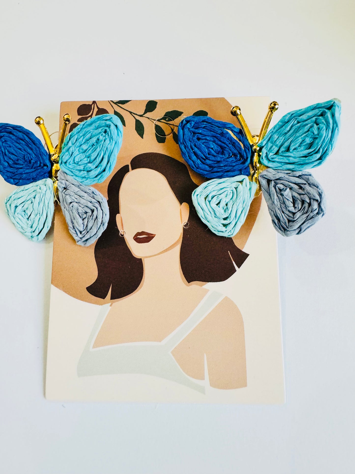 Vintage Butterfly Stud