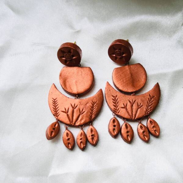 Handpainted Earring Set Long