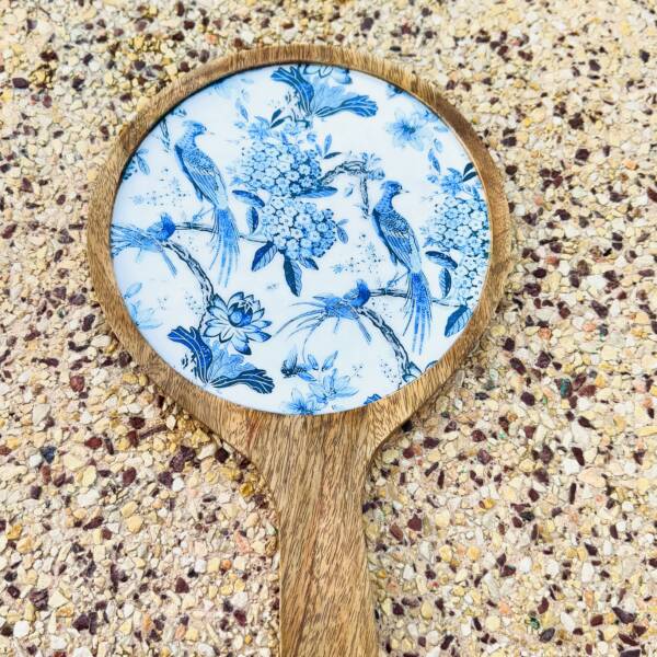 Decorative pizza serving plate