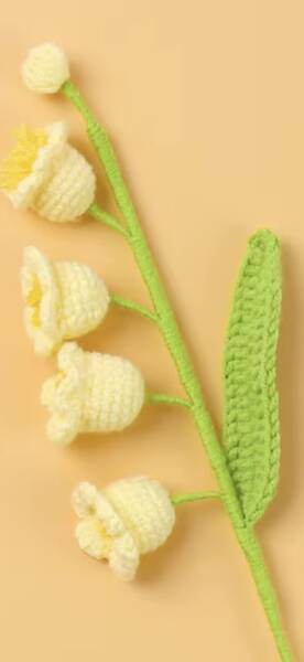Lily Valley Crochet Handmade Flower