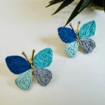 Vintage Butterfly Stud