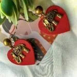 Party wear Earring with Elephant Shape Work