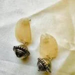Precious Horn shaped Earring