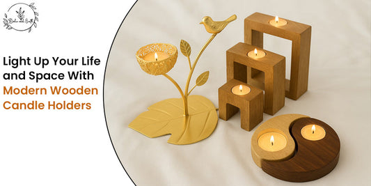 Light Up Your Life and Space With Modern Wooden Candle Holders