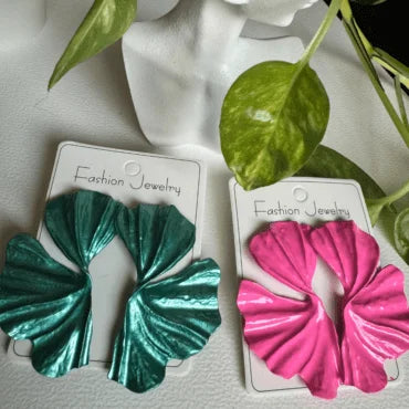 Sterling Silver Flower Stud Pink