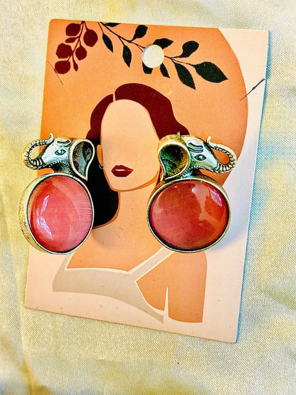 Unique Elephant design with Precious Stone
