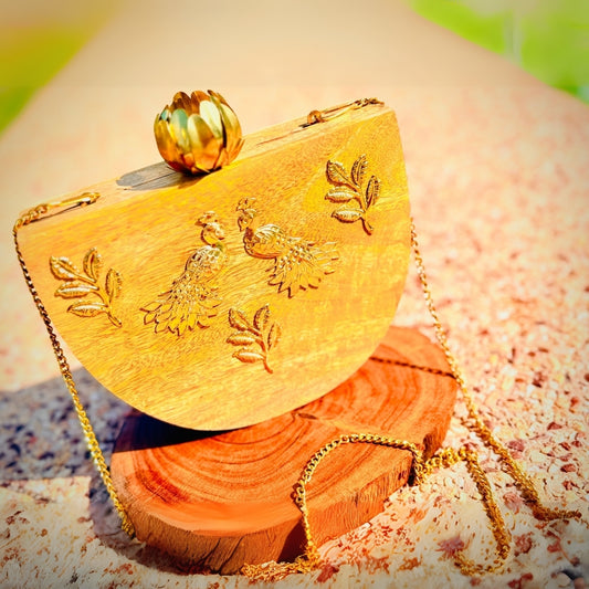 Premium quality flower design beaded handbag for casual and festive occasions