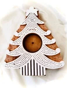 Wooden Candle Holder
