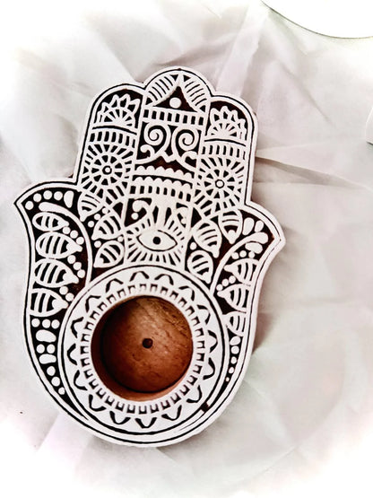 Wooden Candle Holder