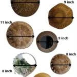 7 pcs Rustic Wall plates for Décor