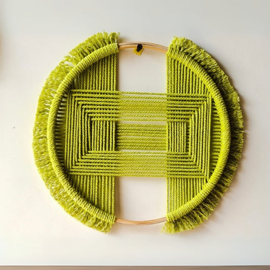 Macrame thread Handmade Circle shape Wall Décor