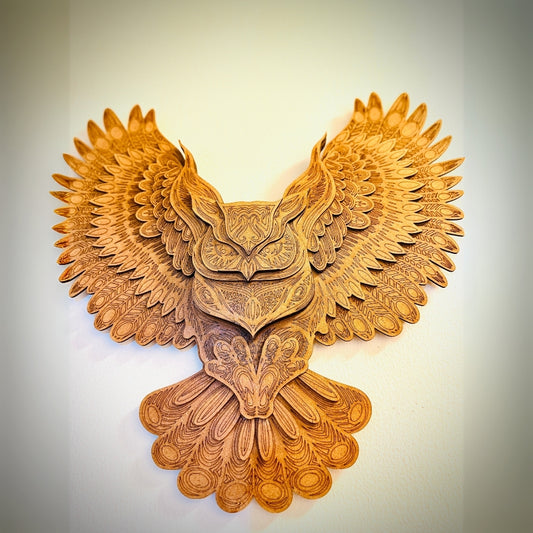 Owl Shape Wall Décor