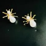 Mini Diamond studded Sipder Earring