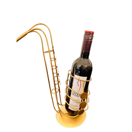 Sexaphone Shaped Wine Holder beautiful