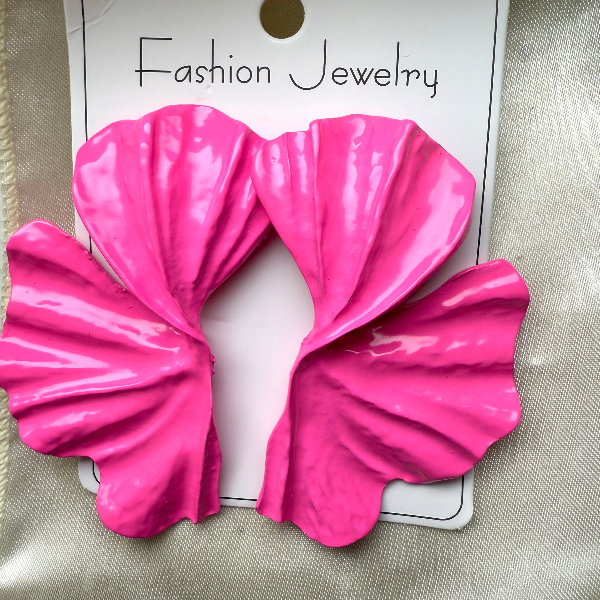 Sterling Silver Flower Stud Pink