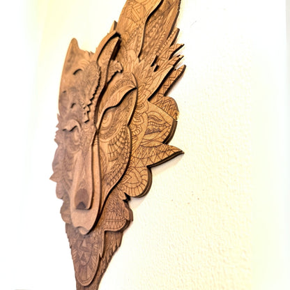 Wolf Shape Wall décor