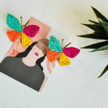 Vintage Butterfly Stud