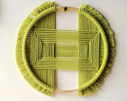 Macrame thread Handmade Circle shape Wall Décor