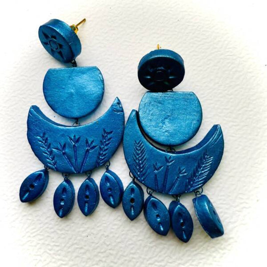 Handpainted Earring Set Long