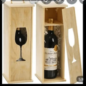 Pine wood wine Gifting Box