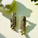 Parrot Shaped Unique Precious Metal Earring