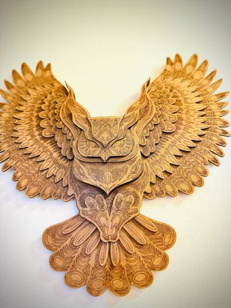 Owl Shape Wall Décor